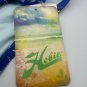 Hobie Womens Blue Floral Print Bikini Bottoms XL Tie Side Swimwear Lightweight