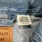 Levis Womens Signature Easy Trucker Jacket XS Relaxed Fit 100% Cotton Denim Blue