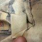 Vintage Blue Buckle Button-Up Mens Shirt With Deer Print Design Size L