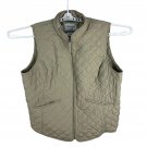 Van Heusen Men’s Quilted Vest XXL Full-Zip Casual Lightweight Olive Polyester Van Heusen Men’s Quilted Vest XXL Full-Zip Casual Lightweight Olive Polyester