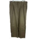 Haggar Black Label Mens Pleated Khakis Pants Size 38x31 Relaxed Fit Tan Cotton Haggar Black Label Mens Pleated Khakis Pants Size 38x31 Relaxed Fit Tan Cotton