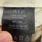 Haggar Black Label Mens Pleated Khakis Pants Size 38x31 Relaxed Fit Tan Cotton