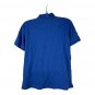 Nautica Mens Polo Shirt Blue Size L Classic Fit Short Sleeve 100% Cotton Casual