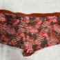 Body Frosting Womens 1X Multicolor Lace Boyshort Panties With Abstract Print