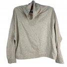 Avia Womens Cowl Neck Long Sleeve Top XXXL Oatmeal Relaxed Fit Polyester Blend
