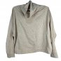 Avia Womens Cowl Neck Long Sleeve Top XXXL Oatmeal Relaxed Fit Polyester Blend