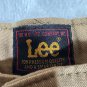 Lee Heritage Women&acirc;��s Loose Straight Cargo Pants Mid Rise Size 8 Khaki Cotton Ble