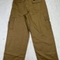 Lee Heritage Women&acirc;��s Loose Straight Cargo Pants Mid Rise Size 8 Khaki Cotton Ble