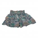 Aeropostale Womens Printed Layered Skirt Size M Multicolor Elastic Waist Rayon Aeropostale Womens Printed Layered Skirt Size M Multicolor Elastic Waist Rayon