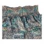 Aeropostale Womens Printed Layered Skirt Size M Multicolor Elastic Waist Rayon
