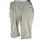 Cato Woman's Classic Cargo Pants 22W Beige Comfortable & Versatile Cato Woman's Classic Cargo Pants 22W Beige Comfortable & Versatile