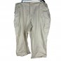 Cato Woman's Classic Cargo Pants 22W Beige Comfortable & Versatile