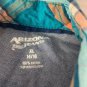 Arizona Jean Co Womens Plaid Long Sleeve Button-Down Shirt XL Blue & Orange