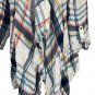 Maurices Medium Womens Plaid Waterfall Cardigan Lightweight Open Front Draped