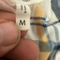 Maurices Medium Womens Plaid Waterfall Cardigan Lightweight Open Front Draped