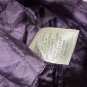 Christopher & Banks Womens XL Quilted Purple Plaid Vest Sleeveless Button Front