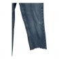 Free Assembly Mid-Wash Womens Distressed Straight-Leg Jeans Size 12 Denim
