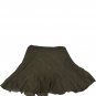 American Living Womenâs XL A-Line Brown Check Pattern Skirt Lightweight