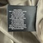 Bill Blass Womens Long Trench Coat Button Front Khaki Wool Blend Water-Resistant
