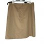 French Connection Womens A-Line Tan Skirt Size 8 Wool Blend Professional Career