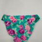 Floral Bikini Bottom By Hot Coconut Womens Size S Teal Pink Purple Nylon/Spandex