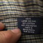 Puritan Mens Wrinkle-Resistant Button-Down Shirt Size L Blue Night Check Pattern