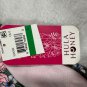 Hula Honey Floral Bikini Bottom Side Tie Olive Adjustable Size L Nylon/Spandex