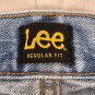 Lee Regular Fit Mens 30x30 Blue Denim Jeans Straight Leg Classic Style Wear