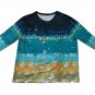 Exclusive Womens XXL 3/4 Sleeve Multicolor Abstract Print Top