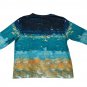 Exclusive Womens XXL 3/4 Sleeve Multicolor Abstract Print Top