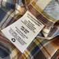 George Classic Fit Mens Plaid Button-Up Shirt Size 2XL Cotton Blend