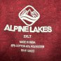 Alpine Lakes Burgundy Polo Shirt Mens 2XLT Cotton Blend Short Sleeve Classic Fit