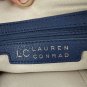 LC Lauren Conrad Faux Leather & Suede Tote Bag - Navy Blue