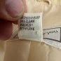 Petites Just For You Womens Beige Blazer Sz 12 Made In Japan Button Cuffs Design