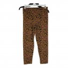 J.Crew Womens Leopard Print Leggings Small Brown Pink Stretchy Cotton Blend J.Crew Womens Leopard Print Leggings Small Brown Pink Stretchy Cotton Blend
