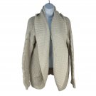 Mossimo Supply Co Womens Medium Beige Knit Open Front Cardigan Sweater Casual Mossimo Supply Co Womens Medium Beige Knit Open Front Cardigan Sweater Casual