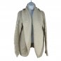 Mossimo Supply Co Womens Medium Beige Knit Open Front Cardigan Sweater Casual