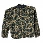 Johnny Was Calme XXL Printed Fleece Jacket Camouflage Pattern Polyester & Bamboo