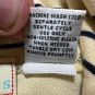 Onque Casuals Womens Yellow Full Zip Hooded Cardigan Large Cotton Striped Lining