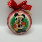 Vintage Disney Mickey Mouse Christmas Ornament With Red Polka Dot Bow Vintage Disney Mickey Mouse Christmas Ornament With Red Polka Dot Bow