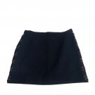 Michael Michael Kors Womens Black Lace-Up Detail Skirt Size 10