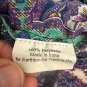 Earthbound Trading Co Boho Tunic Dress Women&acirc;��s Large 3/4 Sleeve Paisley Print