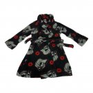 Star Wars Black Red Stormtrooper Kids Fleece Robe Size 2T/3T Flame Resistant