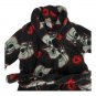 Star Wars Black Red Stormtrooper Kids Fleece Robe Size 2T/3T Flame Resistant