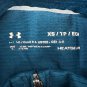 Under Armour Womens HeatGear 1/4 Zip Pullover XS Blue Lightweight Athletic Shirt