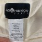 Sag Harbor Sport Medium Womens Cream Knit Pullover Top 100% Cotton Casual Style