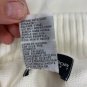 Sag Harbor Sport Medium Womens Cream Knit Pullover Top 100% Cotton Casual Style