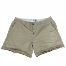 Old Navy Womens Khaki Shorts Size 10 Stretch Beige Casual Classic Lightweight