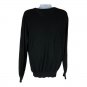 Tommy Hilfiger Mens Black V-Neck Sweater Size Large Logo Long-Sleeve Casual