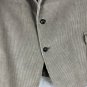 Brad Whitney Mens Beige Corduroy Blazer Size 56 Classic 2 Button Suit Jacket